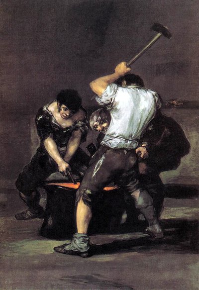 The Forge by Francisco de Goya